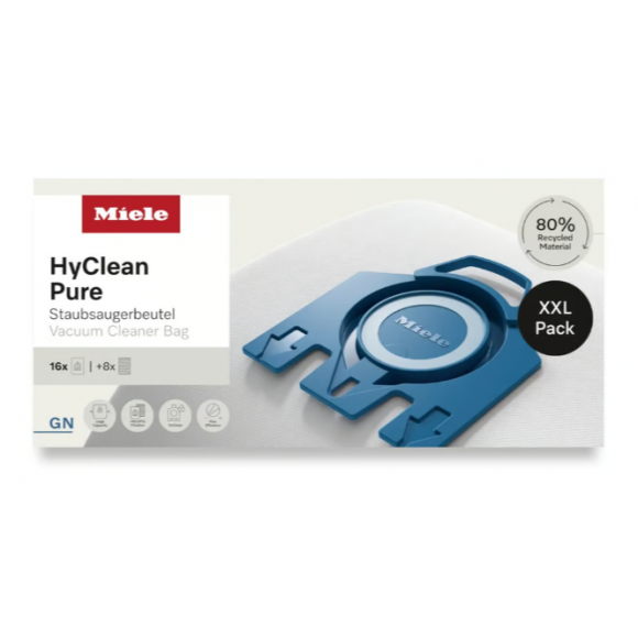 12498250 Miele GN HyClean 3D XXL Dustbag Pack